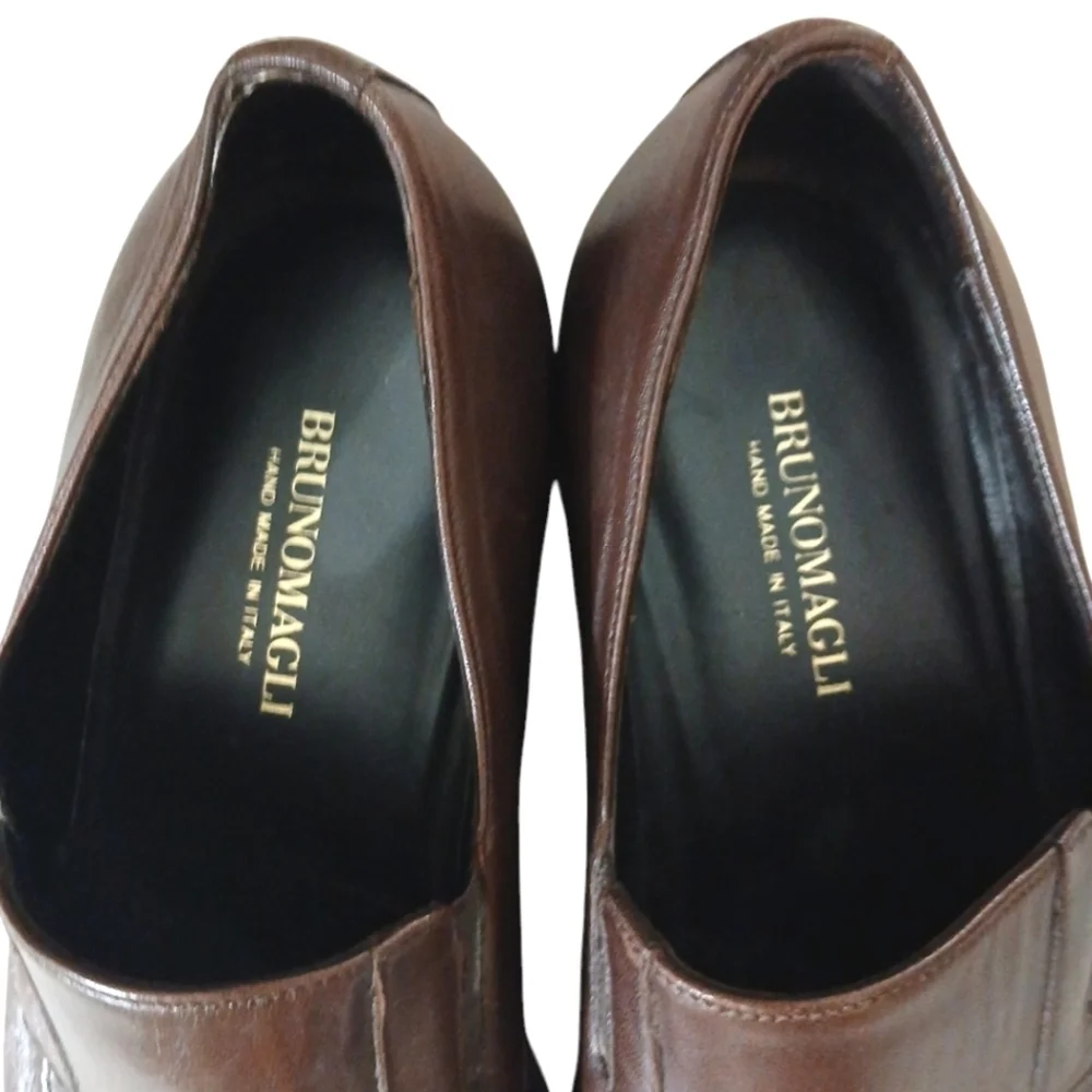 Bruno Magli Men’s Raging Dark Brown Dress Shoes size 10